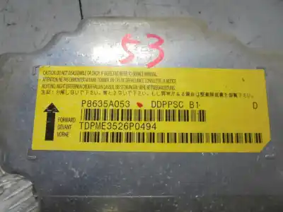 Автозапчасти б/у блок управления подушками безопасности за mitsubishi outlander (cw0) 2.0 di-d cat ссылки oem iam p8635a053  