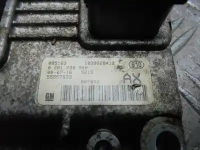 Second-hand car spare part ecu engine control for opel corsa d (s07) 1.2 (l08 l68) oem iam references 55557933  