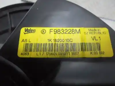 Second-hand car spare part heating fan for audi a3 (8p) 1.6 fsi ambiente 116 cv / 85 kw oem iam references 1k1820015c  