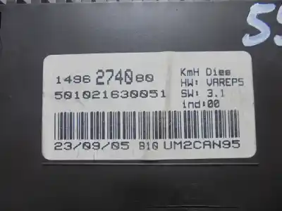 Peça sobressalente para automóvel em segunda mão quadrante por citroen c8 2.2 hdi 16v premier ii referências oem iam 1496274080  