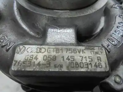 Peça sobressalente para automóvel em segunda mão turbocompresor por audi a6 berlina (4f2) 2.7 tdi referências oem iam 059145715r  