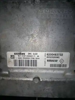 Second-hand car spare part ecu engine control for dacia logan (ls_) 1.6 (lsob lsod lsof lsoh) oem iam references 8200483732  