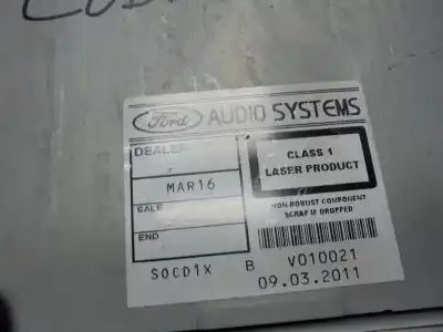 Pezzo di ricambio per auto di seconda mano impianto audio / radio cd per ford s-max (ca1) titanium riferimenti oem iam bs7t18c939dc  