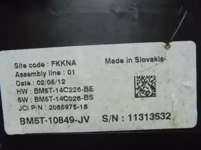 Peça sobressalente para automóvel em segunda mão quadrante por ford focus lim. (cb8) 1.0 ecoboost cat referências oem iam bm5t10849jv  
