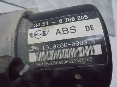 Second-hand car spare part abs for bmw mini (r50,r53) 1.6 16v cat oem iam references 6760265  