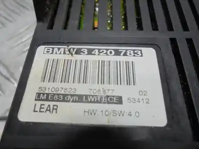 Second-hand car spare part electronic module for bmw x3 (e83) 2.0 16v diesel cat oem iam references 3420783  