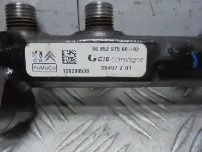 Автозапчастина б/у рампа инжектора для ford c-max (cb7) (2010->) 1.6 titanium [1.6 ltr. - 85 kw tdci cat] посилання на oem iam 9685297580  
