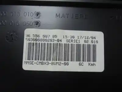 Second-hand car spare part dashboard for citroen c5 break sx oem iam references 9655608780  