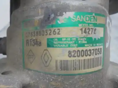 Second-hand car spare part air conditioning compressor for renault clio ii fase ii (b/cb0) authentique oem iam references 8200037058  