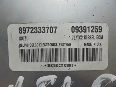 Pezzo di ricambio per auto di seconda mano centralina motore per opel corsa c club riferimenti oem iam 09391259  