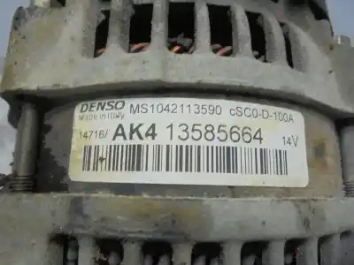 Pezzo di ricambio per auto di seconda mano alternatore per opel corsa e business riferimenti oem iam 13585664  