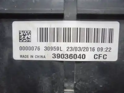 Second-hand car spare part fuse box unit for opel corsa e business oem iam references 39036040  