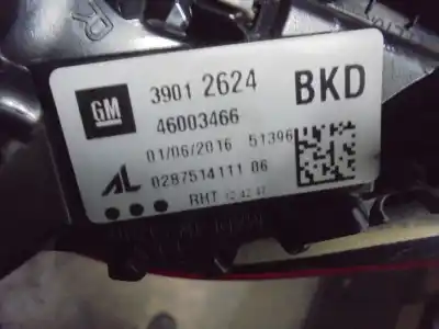 Second-hand car spare part interior rear right light for opel corsa e business oem iam references 39012624  