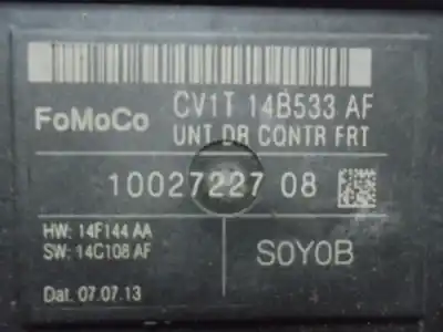 Second-hand car spare part electronic module for ford fiesta (ccn) trend oem iam references cv1t14b533af  