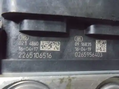 Pezzo di ricambio per auto di seconda mano abs per renault clio iv life riferimenti oem iam 2265106516  