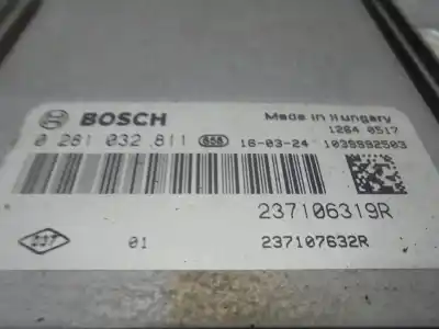 Second-hand car spare part ecu engine control for renault clio iv life oem iam references 237106319r  