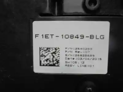 Peça sobressalente para automóvel em segunda mão quadrante por ford focus lim. (cb4) titanium referências oem iam f1et10849blgh  