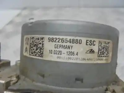 Peça sobressalente para automóvel em segunda mão abs por citroen c-elysee (dd_) 1.6 bluehdi 100 referências oem iam 9822654880  
