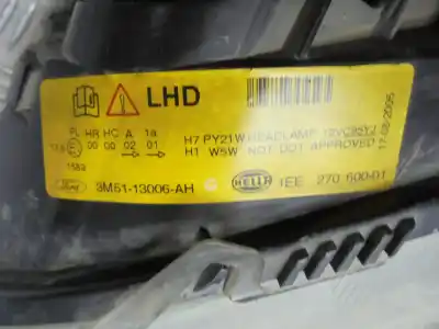 Автозапчасти б/у левая фара за ford focus c-max (cap) ambiente (d) ссылки oem iam 3m5113006ah  