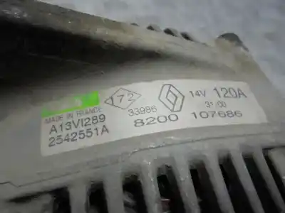 Автозапчастина б/у генератор для renault scenic (ja..) 1.9 dci authentique посилання на oem iam 8200107686  