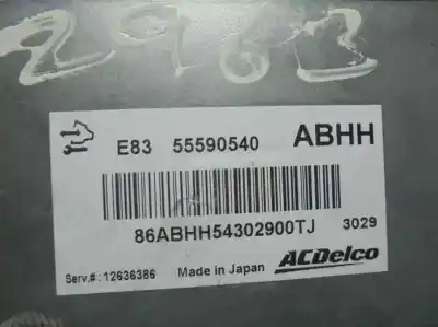 Second-hand car spare part ecu engine control for opel corsa d 1.2 cat (a 12 xer / ldc) oem iam references 55590540  