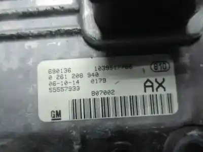 Автозапчасти б/у блок управления двигателем за opel corsa d (s07) 1.2 (l08 l68) ссылки oem iam 55557933  