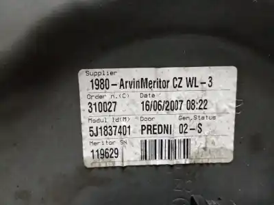 Автозапчасти б/у регулятор стекла переднего левого за skoda fabia ii (542) 1.4 tdi ссылки oem iam 6y2959802  