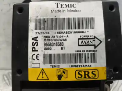 Second-hand car spare part airbag control unit for citroen c3 (f desde 11/2001) 1.1 8v oem iam references 9658316580  