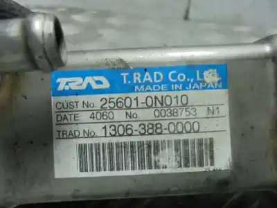 Автозапчастина б/у кулер egr для toyota yaris (ksp9/scp9/nlp9) 1.4 turbodiesel cat посилання на oem iam 256010n010  