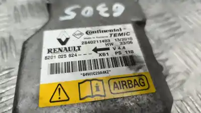 Автозапчастина б/у блок управління подушками безпеки для renault kangoo express (fw0/1_) 1.5 dci 70 (fw0a kw0v) посилання на oem iam 8201025624  