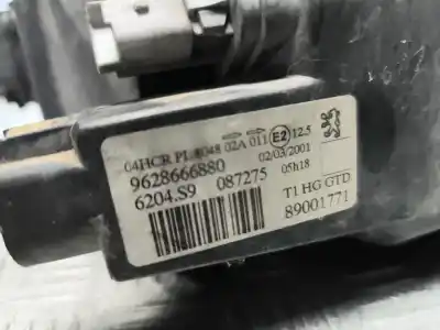 Pezzo di ricambio per auto di seconda mano faro anteriore sinistro per peugeot 206 fastback (2a/c) 1.9 d riferimenti oem iam 9628666880  