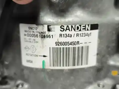 Автозапчасти б/у компрессор кондиционера воздуха за renault clio v (b7_) 1.0 tce 100 (b7mt) ссылки oem iam 926005450r  