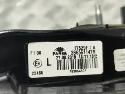 Автозапчастина б/у внутрішній лівий задній ліхар для renault clio v (b7_) 1.0 tce 100 (b7mt) посилання на oem iam 265551147r   Автозапчастина б/у внутрішній лівий задній ліхар для renault clio v (b7_) 1.0 tce 100 (b7mt) посилання на oem iam 265551147r