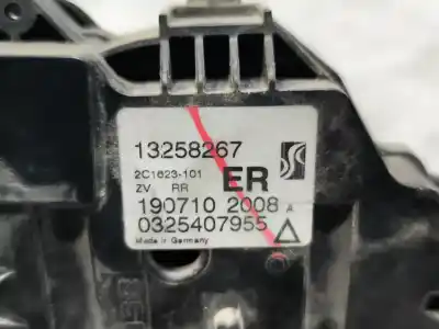Pezzo di ricambio per auto di seconda mano Serratura Porta Posteriore Destra per OPEL CORSA D (S07) 1.2 (L08 L68) Riferimenti OEM IAM 13258267  