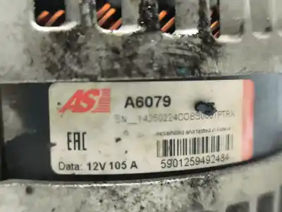 İkinci el araba yedek parçası alternatör için honda accord vii (cl, cn) 2.2 i-ctdi (cn1) oem iam referansları a6079  