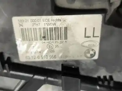 Second-hand car spare part right headlight for bmw 3 (e46) 320 i oem iam references 6910956  