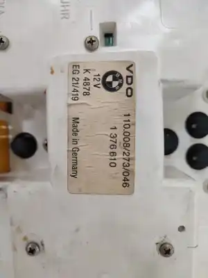 Pièce détachée automobile d'occasion compteur de vitesse tableau de bord pour bmw serie 3 berlina (e30) 2.3 références oem iam 137610 88311073 dzm87001150 110008273046 87001143