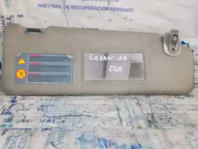 Peça sobressalente para automóvel em segunda mão para-sol direito por dacia logan ambiance referências oem iam 