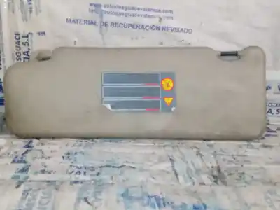 Peça sobressalente para automóvel em segunda mão para-sol direito por dacia logan ambiance referências oem iam   