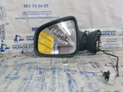 Peça sobressalente para automóvel em segunda mão espelho retrovisor esquerdo por dacia logan ambiance referências oem iam 