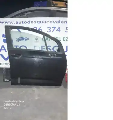 Second-hand car spare part front right door for citroen c3 attraction oem iam references e00025520c