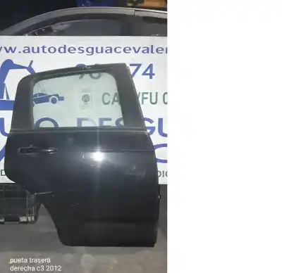Second-hand car spare part rear right door for citroen c3 attraction oem iam references 