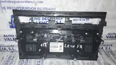 Peça sobressalente para automóvel em segunda mão comando de sofagem (chauffage / ar condicionado) por seat leon (5f1) fr referências oem iam 5f0907044ak  
