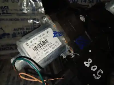 Peça sobressalente para automóvel em segunda mão elevador de vidros traseiro esquerdo por peugeot 508 active referências oem iam 9688808480  0130822569