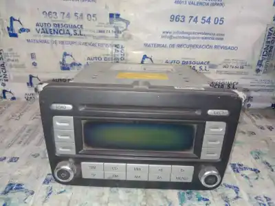 Second-hand car spare part AUDIO SYSTEM / RADIO CD for VOLKSWAGEN TOURAN (1T1, 1T2) 2.0 TDI 16V OEM IAM references 7646288360  