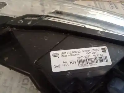 Автозапчастина б/у правий протитуман для seat ateca (kh7, khp) 1.4 tsi посилання на oem iam 5f0941702  