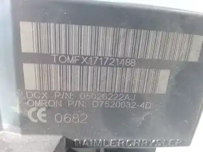 Second-hand car spare part ignition switch for jeep compass (mk49) 2.0 crd 4x4 oem iam references 05026222aj d75200324d 