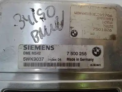 Second-hand car spare part ECU ENGINE CONTROL for BMW 3 (E46)  OEM IAM references 7500255 5WK9037 DME MS42