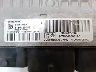 Pièce détachée automobile d'occasion CALCULATEUR MOTEUR ECU pour PEUGEOT 308 II (LB_, LP_, LW_, LH_, L3_)  Références OEM IAM 9666681180 9804127280 S180123008C