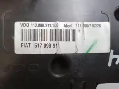 Second-hand car spare part dashboard for lancia ypsilon (843_) 1.2 (843.axa1a) oem iam references 51709391 110080211006 